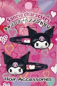 Hairpin Sanrio Characters KUROMI Set of 2