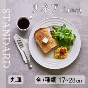 美浓烧 大餐盘/中餐盘 白色 28cm 日本制造