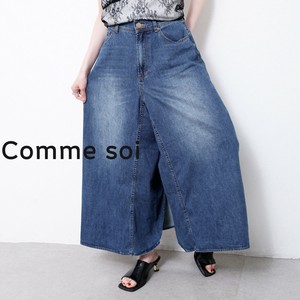 ■comme soi（コムソワ）■ ワイドデニムパンツ 2025新作