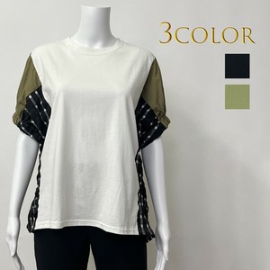 T-shirt T-Shirt Check Switching [S/S NEW]