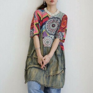 Tunic Summer Knit Tunic Colorful [2025 NEW]