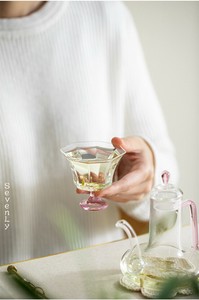 人気上昇 耐熱ガラス茶杯  グラス コップ「2025新作」