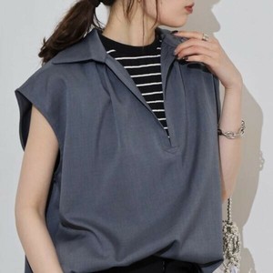 衬衫 新商品 2025年 褶边/木耳边 无袖
