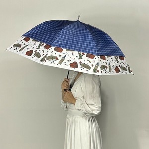 熱中症対策 大きさが変わる UVカット&完全遮光 遮熱 世界の旅@イギリス トランスフォーム傘　ネイビー