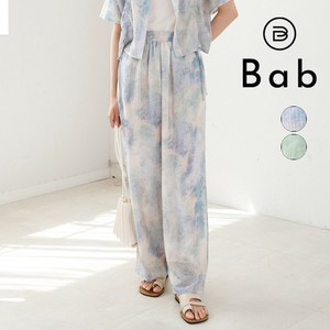【予約販売】ニュアンスプリントストレートパンツ◇セットアップ対応【6月30日頃出荷予定】