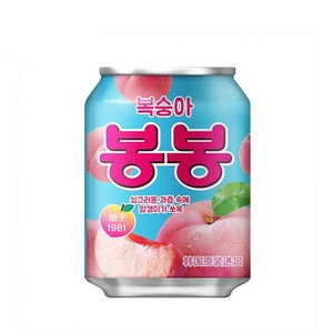 ヘテ 桃ボンボン ジュース 238ml 韓国飲料 すりおろし桃ジュース