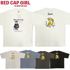 RED CAP GIRL T-shirt Printed Short-Sleeved T-Shirt Girl Cool Touch