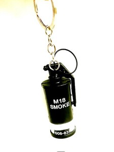キーホルダー キーリング 手榴弾 M18 発煙手榴弾 ミリタリー Smoke Grenade