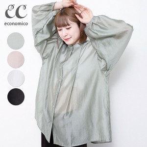 2025SS　オーガンジーブラウス　　2025新作　Economico