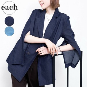 【each 新作】2wayスリット袖 デニムジャケット  2025人気 each東京