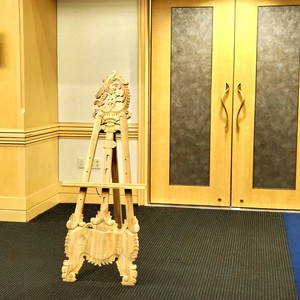 木製イーゼル　無塗装　H1430mm