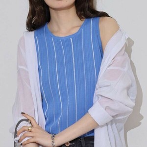 Tank Sleeveless Tops Stripe