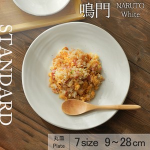 Mino ware Main Plate White Standard Made in Japan