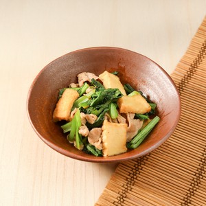 【美濃焼】鳴門 赤茶備前 煮物鉢 17cm 日本製 磁器