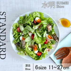 美浓烧 小餐盘 深盘 27cm 日本制造