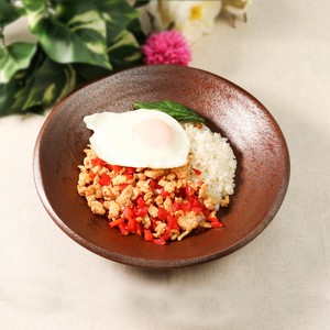 美浓烧 小餐盘 深盘 24cm 日本制造