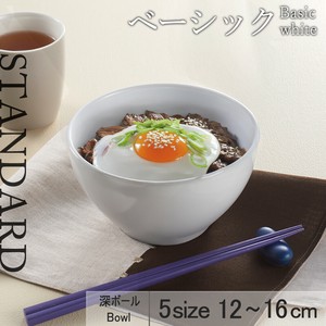 Mino ware Donburi Bowl Porcelain 16cm Made in Japan