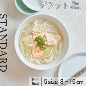 美浓烧 丼饭碗/盖饭碗 白色 日本制造