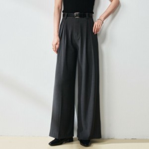 ストレートパンツ  ワイドパンツ  無地 ゆったり 快適 レディース ファッション   MBQ1097