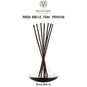 DR.VRANJES(ドットール・ヴラニエス)ディフューザー ルームフレグランス ROSSO NOBILE 750ml FRV0016A