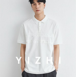 P21963通気 Tシャツラウンドネック 2025春夏新作 メンズ 男 トップス 半袖  韓国風  ポロシャツ