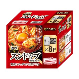 モランボン スンドゥブチゲ 300g x 8食 鍋スープ 辛口 調味料 韓国料理調