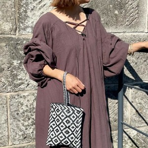 2)本革【Swaraj】手編みゴートレザーmini手提げ（山羊革）★SALE