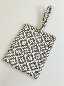 2)本革【Swaraj】手編みゴートレザーmini手提げ（山羊革）★SALE