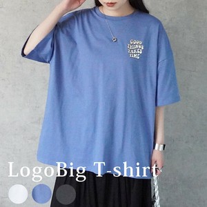 T-shirt Back Print Big Tee Short Sleeve