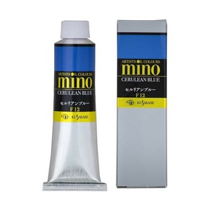 クサカベ ミノー油絵具 9号 40ml セルリアンブルー M9-12