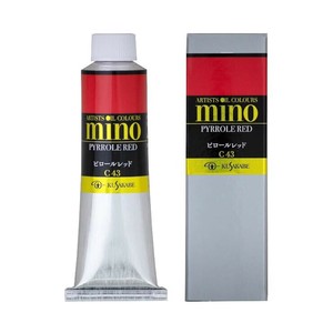 クサカベ ミノー油絵具 9号 40ml ピロールレッド M9-43