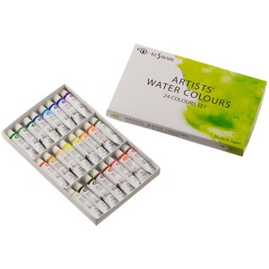 クサカベ 透明水彩絵具セット (24色) NW-24