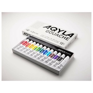 クサカベ アキーラガッシュ 絵具 12本セット