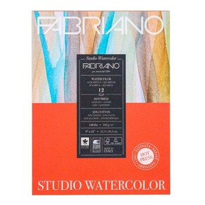 ファブリアーノ ボタニカル 水彩紙 細目 FSP-22.9×30.5