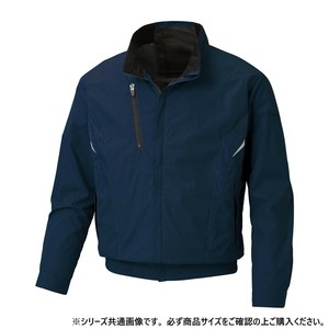 サンエス チタン加工長袖ブルゾン 3:ネイビー LL KF101