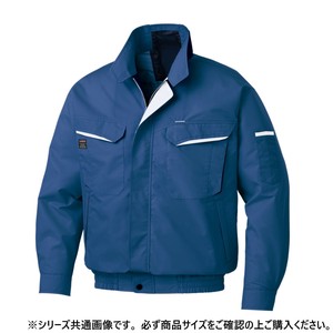 サンエス ファンネット付き長袖ブルゾン 3:ネイビー LL KF90470V