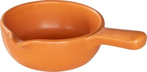 美浓烧 小钵碗 餐具 橘色/桔色 15cm 日本制造