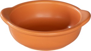 美浓烧 小钵碗 餐具 橘色/桔色 16.5cm 日本制造