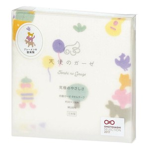 天使のガーゼ ギフト ブレーメンの音楽隊 タオルチーフ×1 TE-732