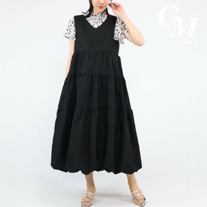 Casual Dress V-Neck Tiered