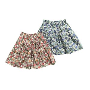 Kids' Skirt Floral Pattern 100 ~ 140cm Made in Japan