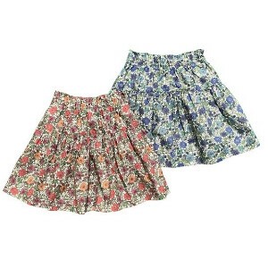 【日本製】【  子供 服】花柄スカート ［100〜140cm］