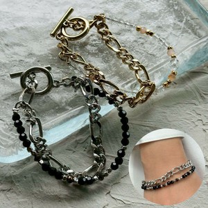 Plain Chain Bracelet Ladies fashion Casual Bangle Clear