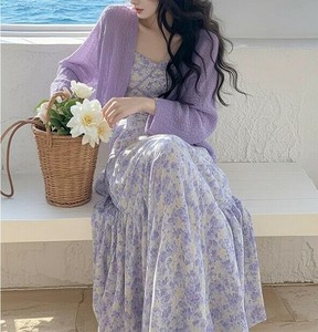 ワンピーススーツ 2点セット春秋 レジャー 花柄 快適 レディース ファッション MBQ1140
