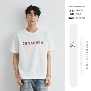 P21984 Tシャツ 半袖 男 2025春夏新作 プリント トップス  韓国風  メンズ カジュアル ファッション