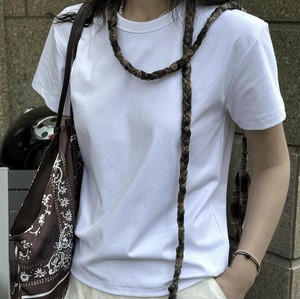 u28163トップス レディース シャツ Tシャツ 韓国風 無地 3色 短袖 2025夏新作