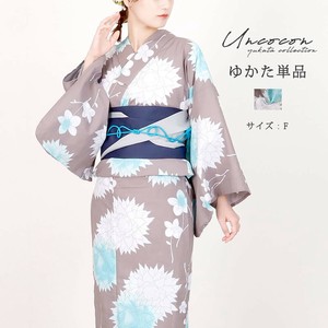 和服/浴衣 女士 单品 棉 花卉图案