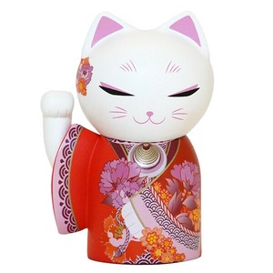 Manekineko ドール フィギュア 招き猫 縁起物 着物 和 EMI 2025新作