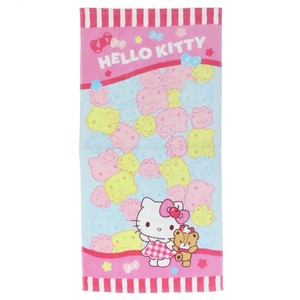 【バスタオル】ハローキティ プリントビッグタオル KT ファンシースナック