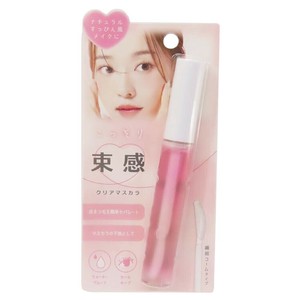 【コスメ雑貨】こっそり束感クリアマスカラ ピンク